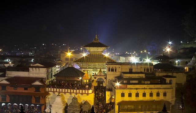 Night View, Pashupatinath_Temple Sorrounding